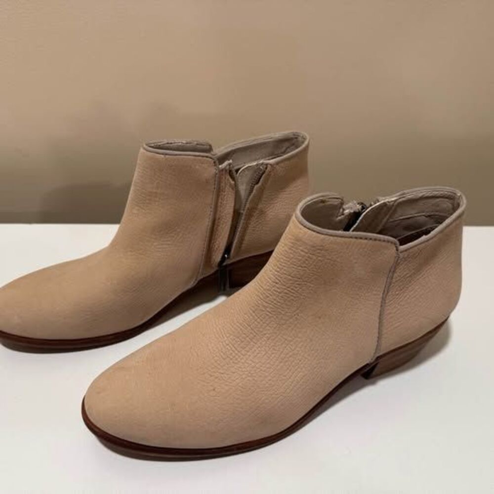Sam Edelman Leather Petty Ankle Boots 6.5